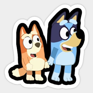 Bluey and bingo Sticker